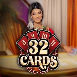 32 Cards slot icon by Ezugi, available at PlayMojo Casino