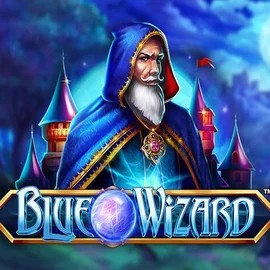 Official Slots logo: Blue Wizard by Quickspin at PlayMojo Casino