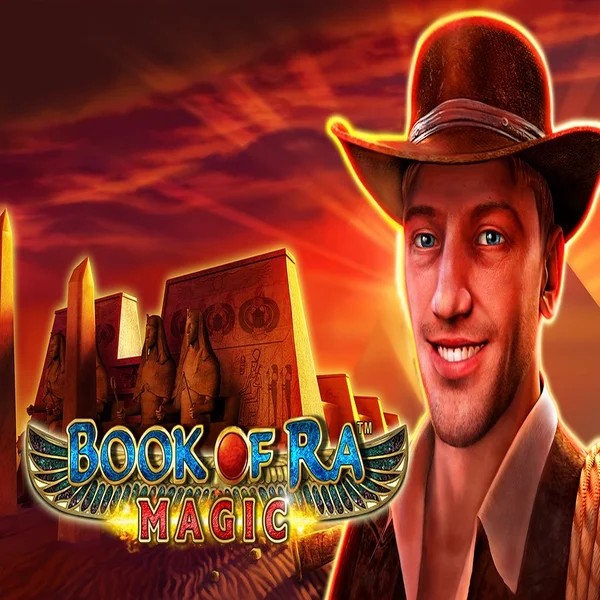 Book of Ra Magic slot icon by Greentube, available at PlayMojo Casino