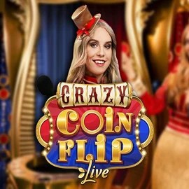 Live Casino logo of Crazy Coin Flip from Evolution at PlayMojo Casino