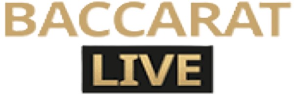 Live Baccarat online game logo by Evolution on playmojos.ca