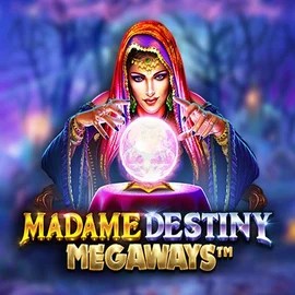 Madame Destiny Megaways logo by Pragmatic Play at PlayMojo Casino