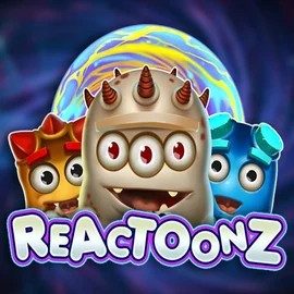 Reactoonz logo – Slots by Play'n GO at PlayMojo Casino